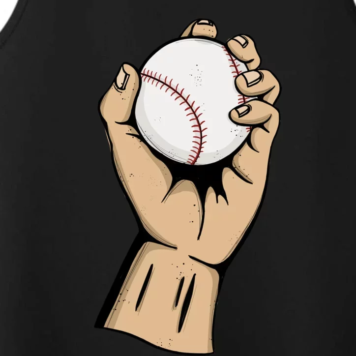 Funny Baseball Ball Team Player Cool Gift Pitch Homerun Baseballer Gift Performance Tank