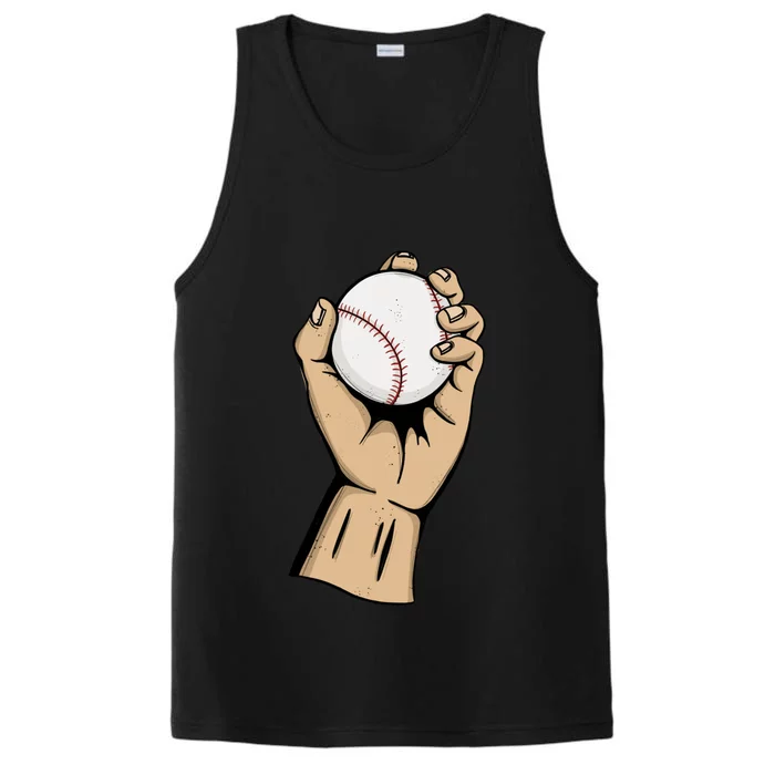 Funny Baseball Ball Team Player Cool Gift Pitch Homerun Baseballer Gift Performance Tank