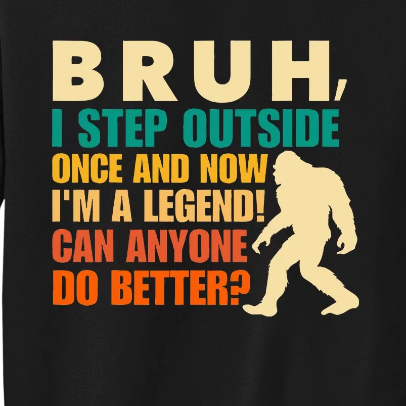 Funny Bigfoot Bruh Sasquatch Sweatshirt