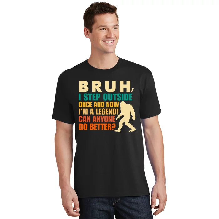 Funny Bigfoot Bruh Sasquatch T-Shirt