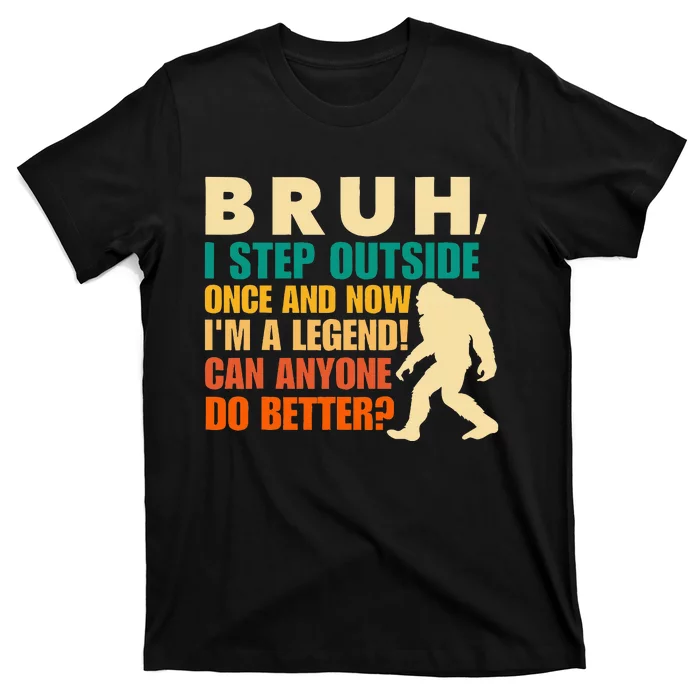 Funny Bigfoot Bruh Sasquatch T-Shirt