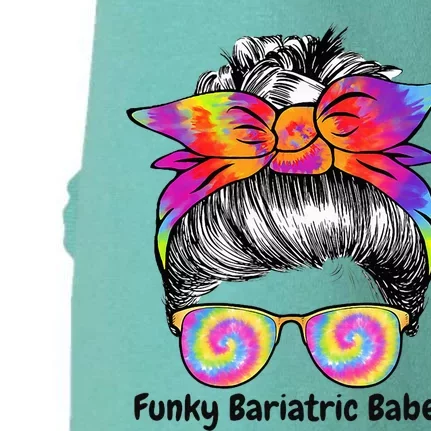 Funky Bariatric Babe Tie Dye Bariatric Surgery Doggie 3-End Fleece Hoodie