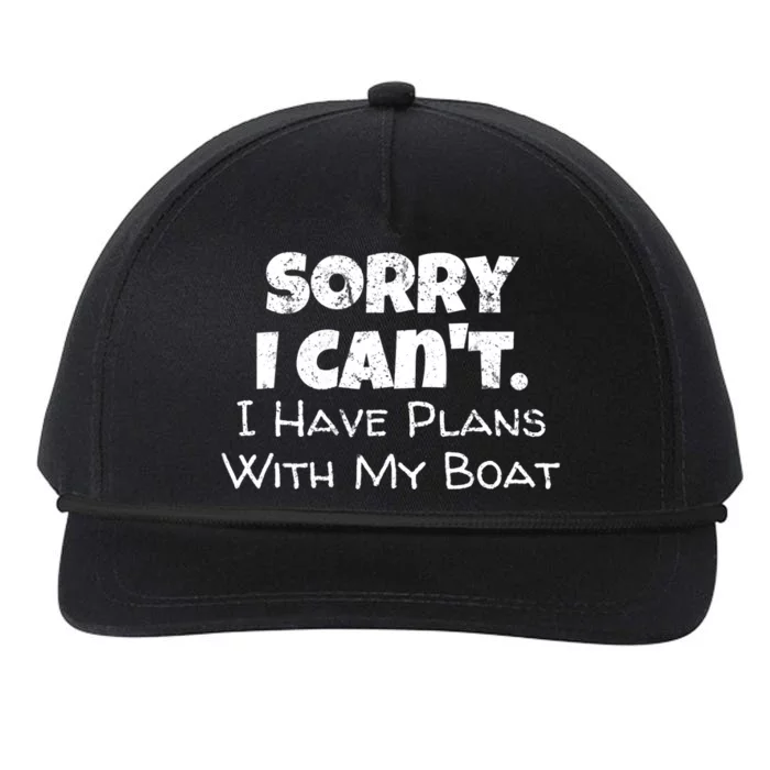 Funny Boating Boat Owner Snapback Five-Panel Rope Hat