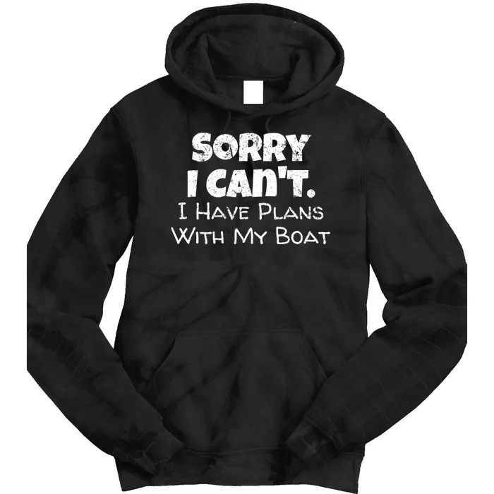 Funny Boating Boat Owner Tie Dye Hoodie