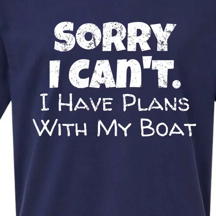 Funny Boating Boat Owner Sueded Cloud Jersey T-Shirt