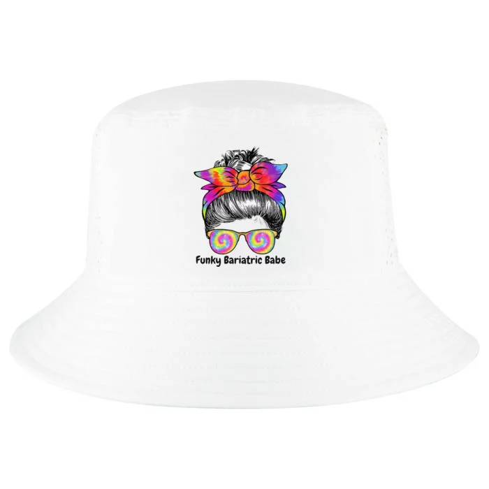 Funky Bariatric Babe Tie Dye Bariatric Surgery Cool Comfort Performance Bucket Hat