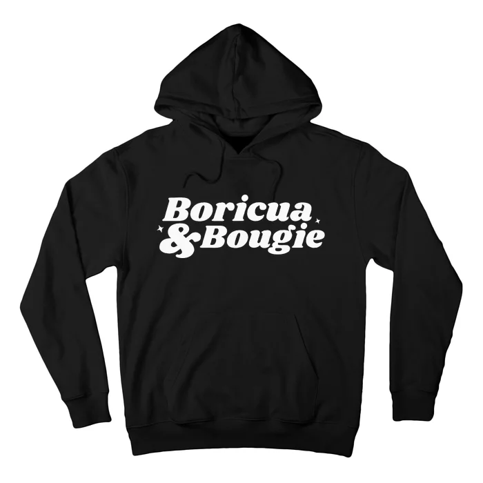 Funny Boricua & Bougie Apparel Hoodie