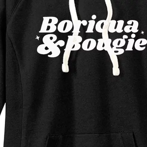 Funny Boricua & Bougie Apparel Women's Fleece Hoodie