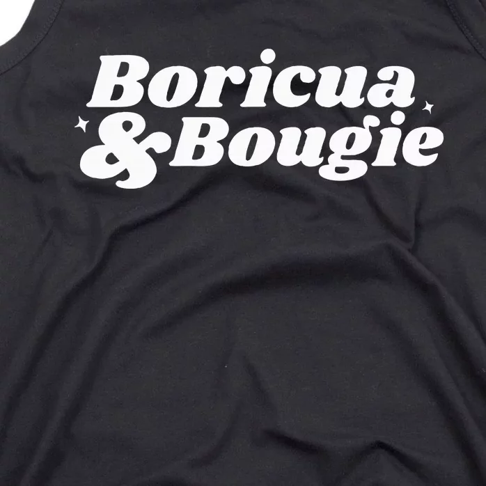 Funny Boricua & Bougie Apparel Tank Top