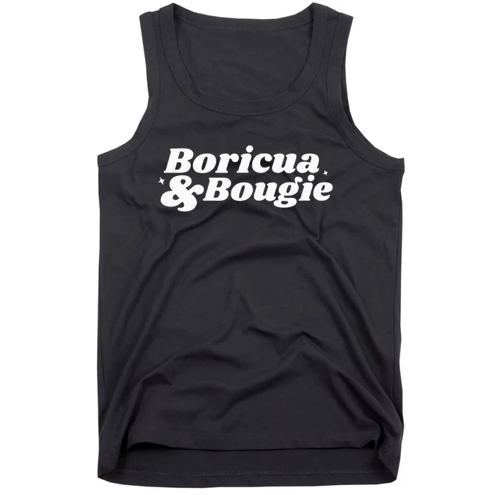 Funny Boricua & Bougie Apparel Tank Top