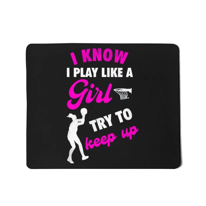 Funny Basketball Baller Dunking Mousepad