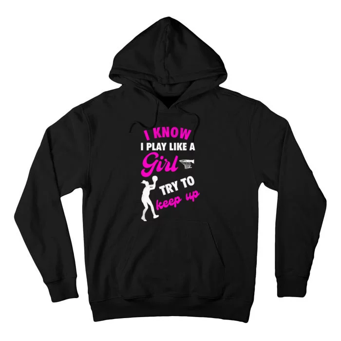 Funny Basketball Baller Dunking Tall Hoodie