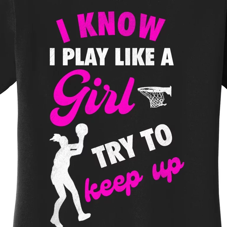 Funny Basketball Baller Dunking Women's T-Shirt