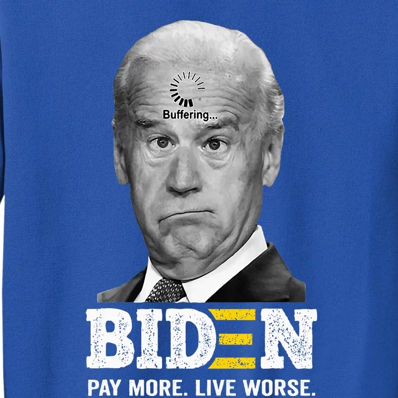 Funny Biden Buffering Pay More Live Worse Sweatshirt