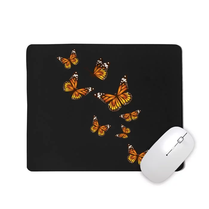 Flying Butterflies Butterfly Lover Gardener Entomologist Mousepad