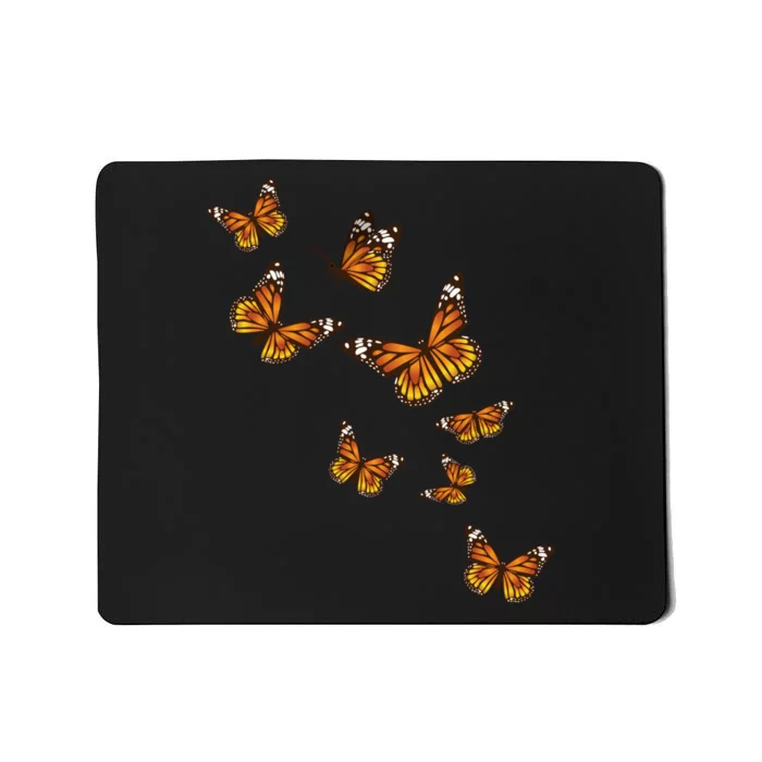 Flying Butterflies Butterfly Lover Gardener Entomologist Mousepad