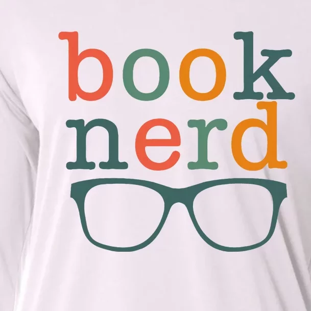 Funny Bookish Book Nerd Cute Bookworm And Library Worker Cooling Performance Long Sleeve Crew