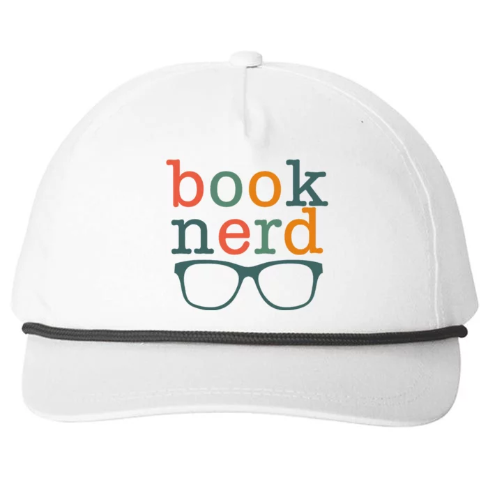 Funny Bookish Book Nerd Cute Bookworm And Library Worker Snapback Five-Panel Rope Hat