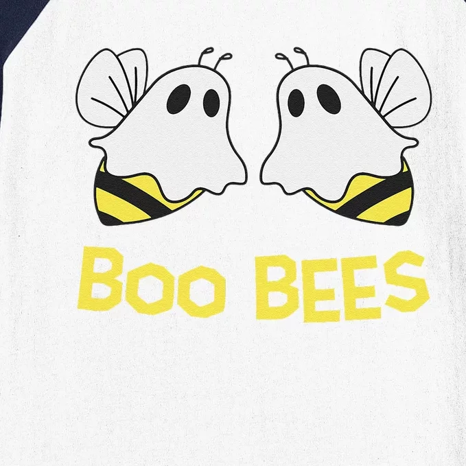 Funny Boo Bees Couples Halloween Cool Baseball Sleeve Shirt