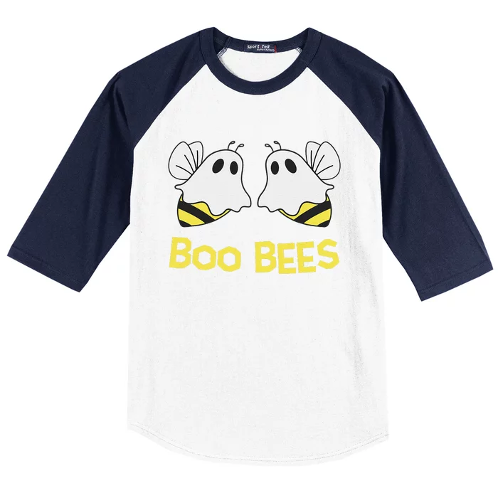 Funny Boo Bees Couples Halloween Cool Baseball Sleeve Shirt