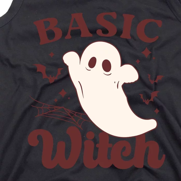 Funny Boo Basic Witch Halloween Spooky Gift Tank Top