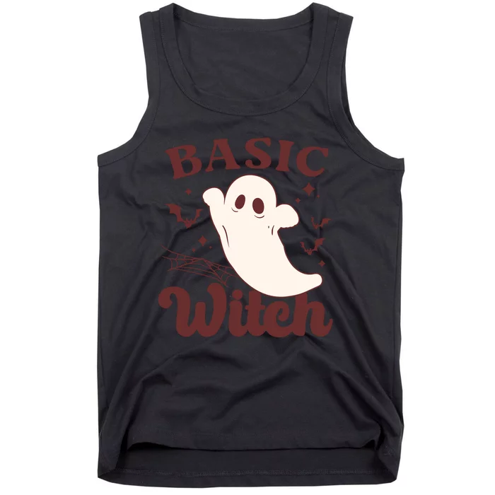 Funny Boo Basic Witch Halloween Spooky Gift Tank Top