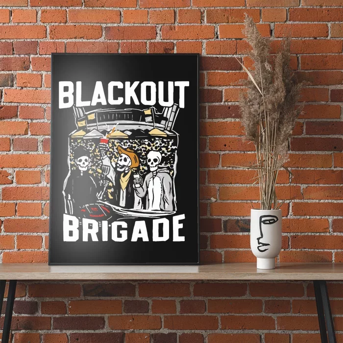 Football Blackout Brigade Poster