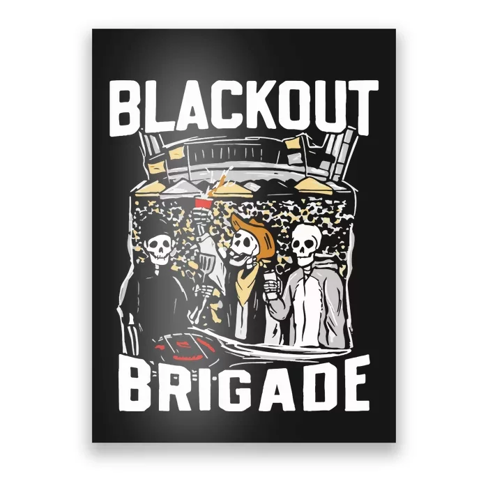 Football Blackout Brigade Poster