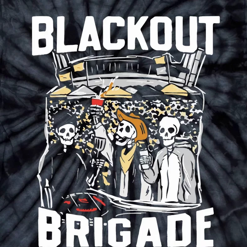 Football Blackout Brigade Tie-Dye T-Shirt