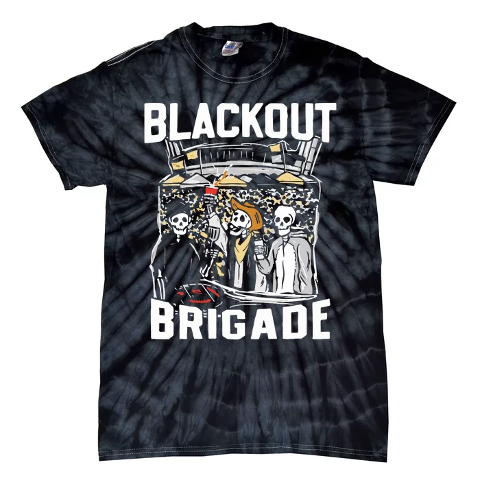 Football Blackout Brigade Tie-Dye T-Shirt