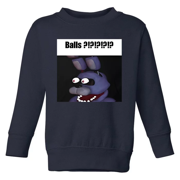 Fnaf Bonnie Balls Toddler Sweatshirt