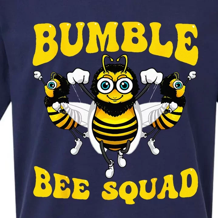 Funny Bumble Bee Design For Women Bee Squad Buddies Sueded Cloud Jersey T-Shirt