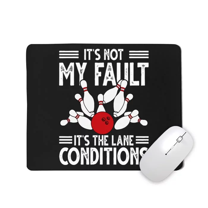 Funny Bowling Bowler Team Bowling Lane Spare Mousepad