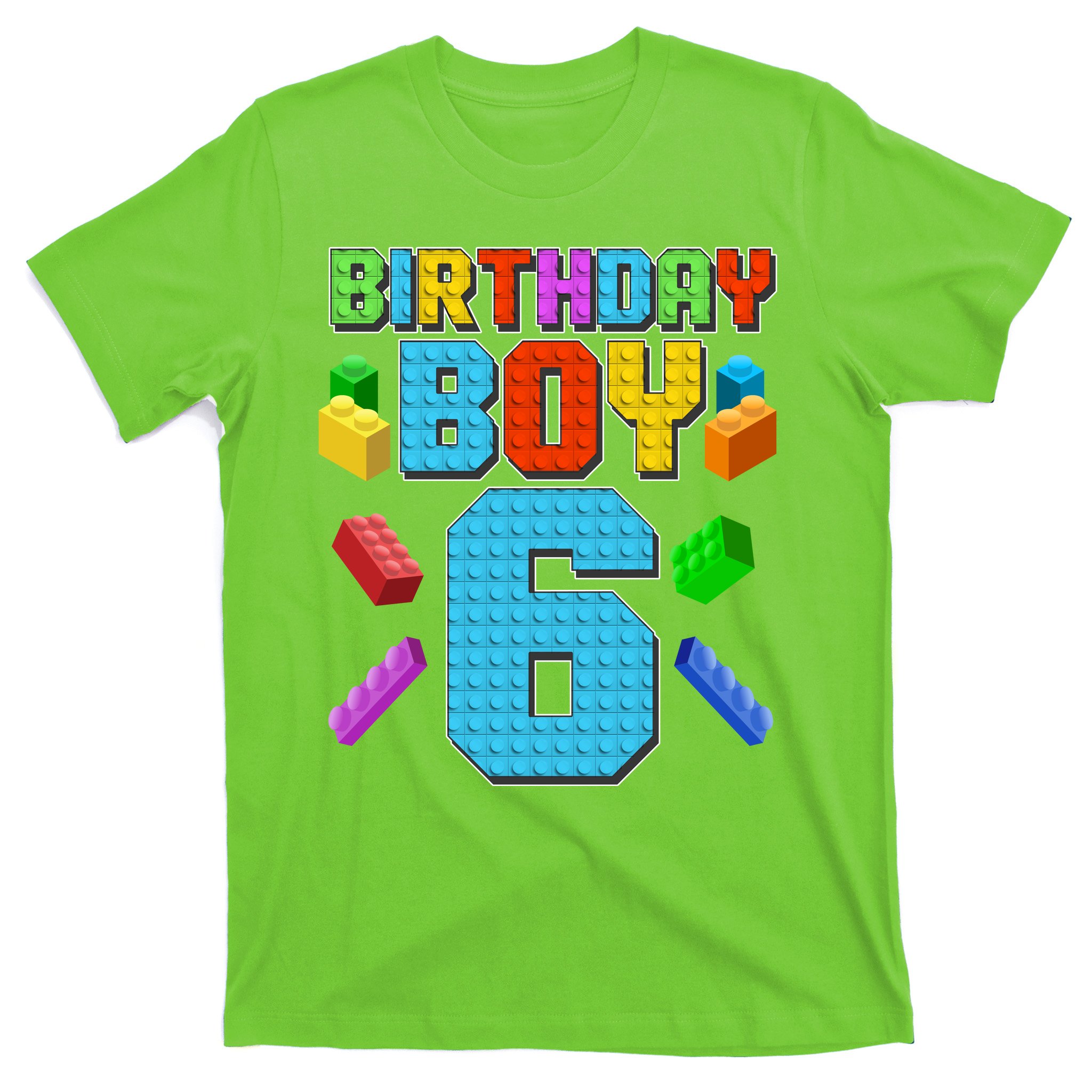 Funny Birthday 6th Birthday Lego | TeeShirtPalace