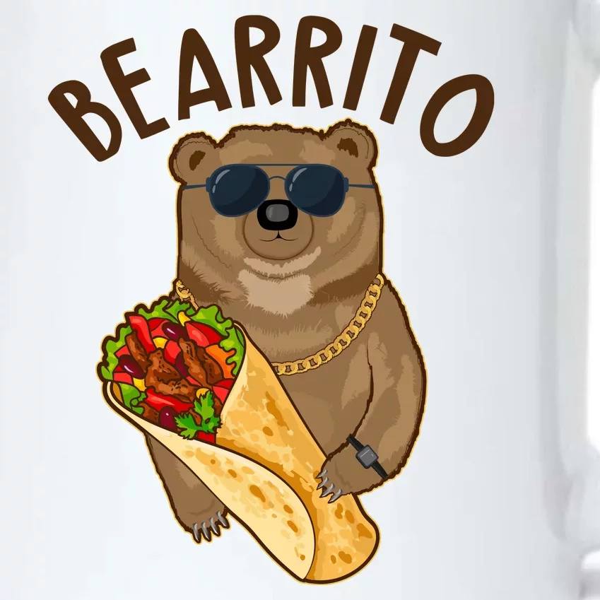 Funny Bearrito Bear Black Color Changing Mug