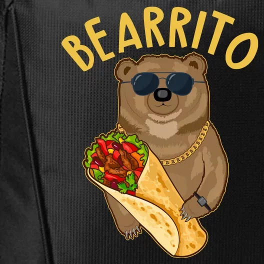 Funny Bearrito Bear City Backpack