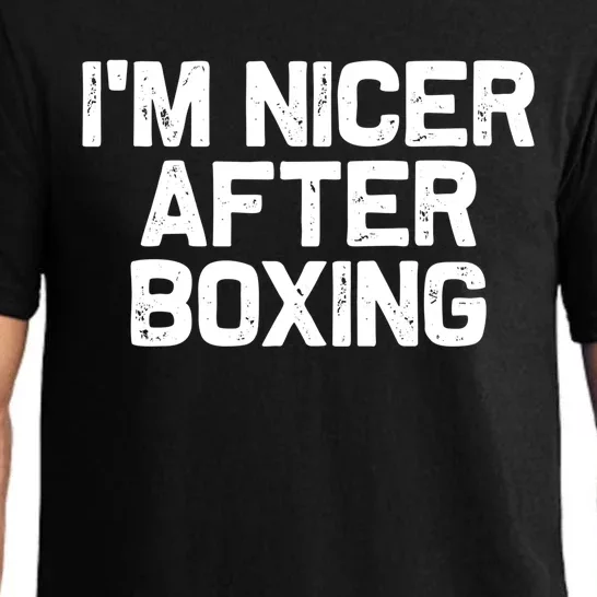 Funny Boxer Boxing Coach IM Nicer After Boxing Cool Gift Pajama Set