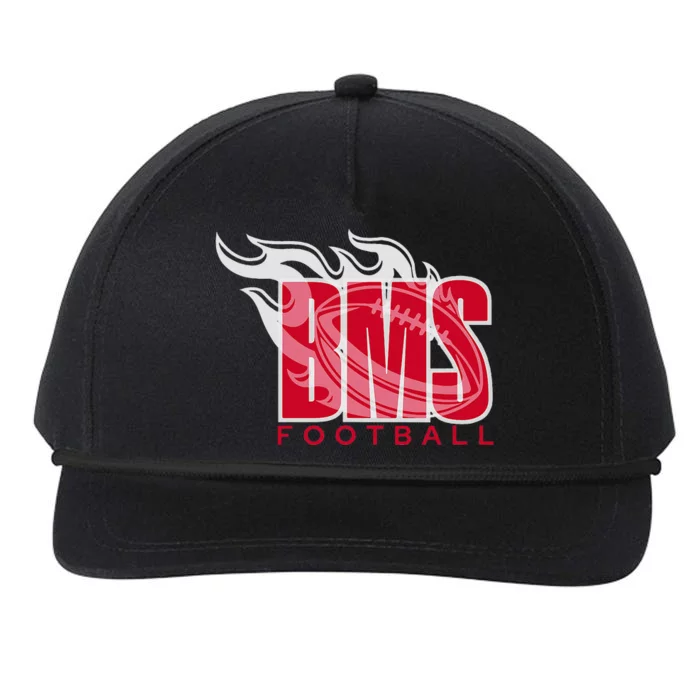 Football Blake Bass Middle Football Is Fire Snapback Five-Panel Rope Hat