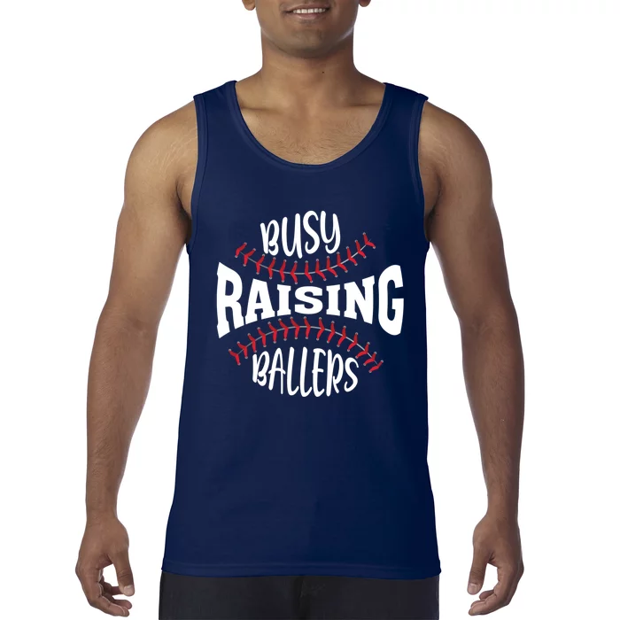 Funny Baseball - Busy Raising Ballers Tank Top