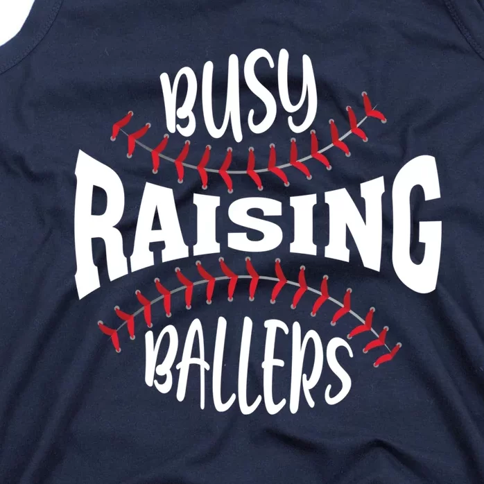 Funny Baseball - Busy Raising Ballers Tank Top