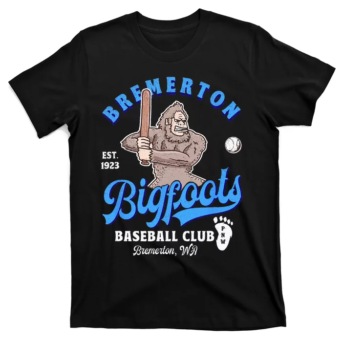 Funny Bigfoot Baseball Retro Minor League Baseball Team T-Shirt