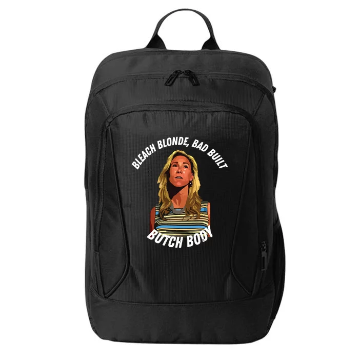 Funny Bleach Blonde Bad Built Butch Body City Backpack