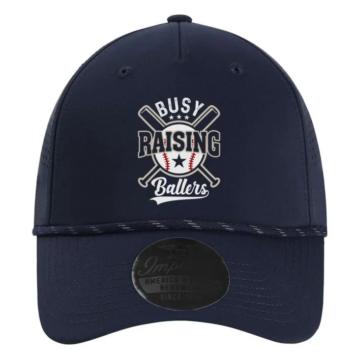 Funny Baseball - Busy Raising Ballers Performance The Dyno Cap