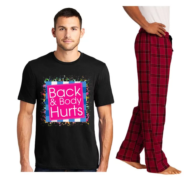 Funny Back Body Hurts Pajama Set