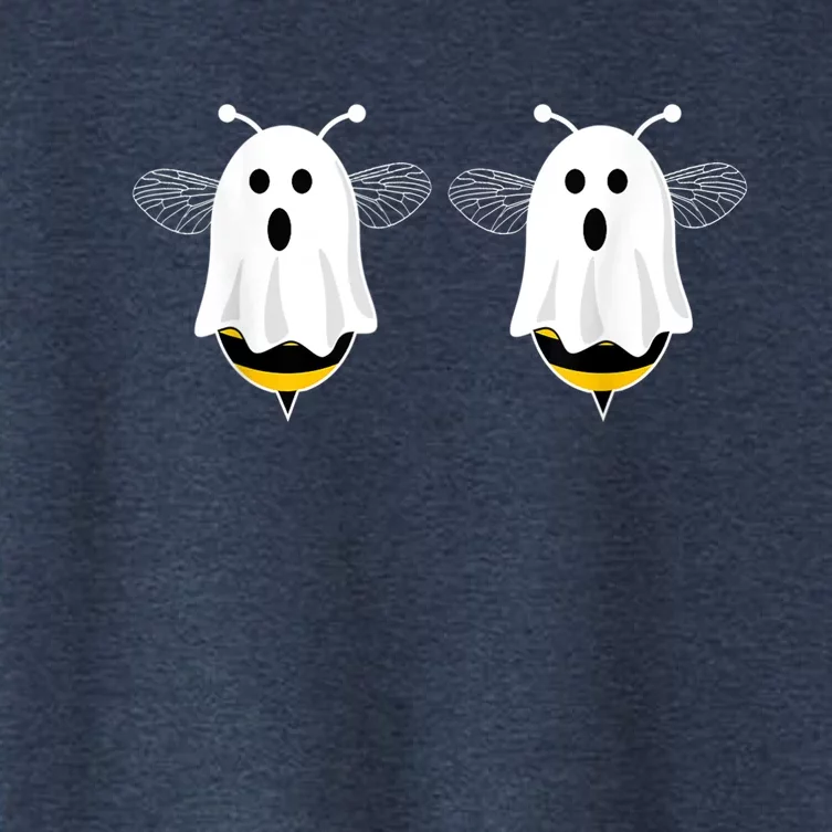 Funny Boo Bees Couples Halloween Costume Women's Crop Top Tee