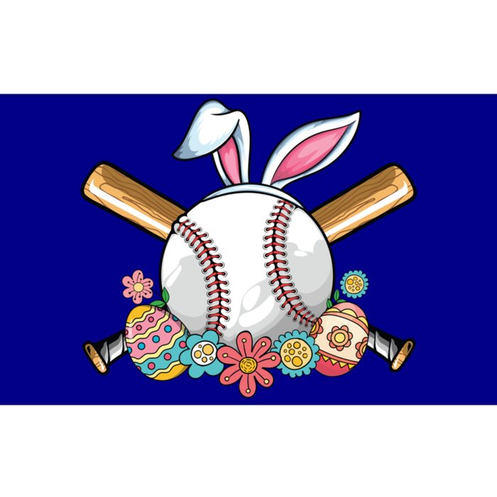 Funny Baseball Bunny Ear Teens Easter Bunny Baseball Gift Bumper Sticker