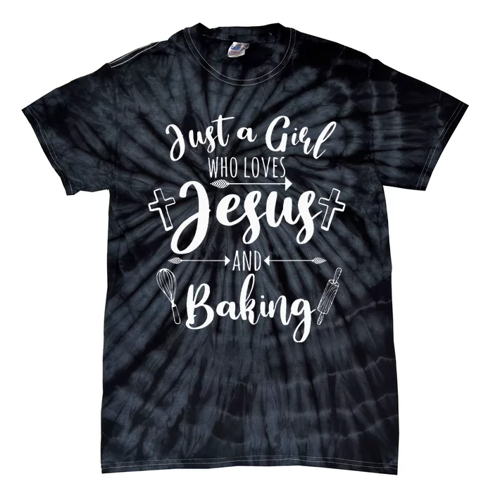 Funny Baking Baker Gift For Women Cool Jesus Christian Bake Tie-Dye T-Shirt