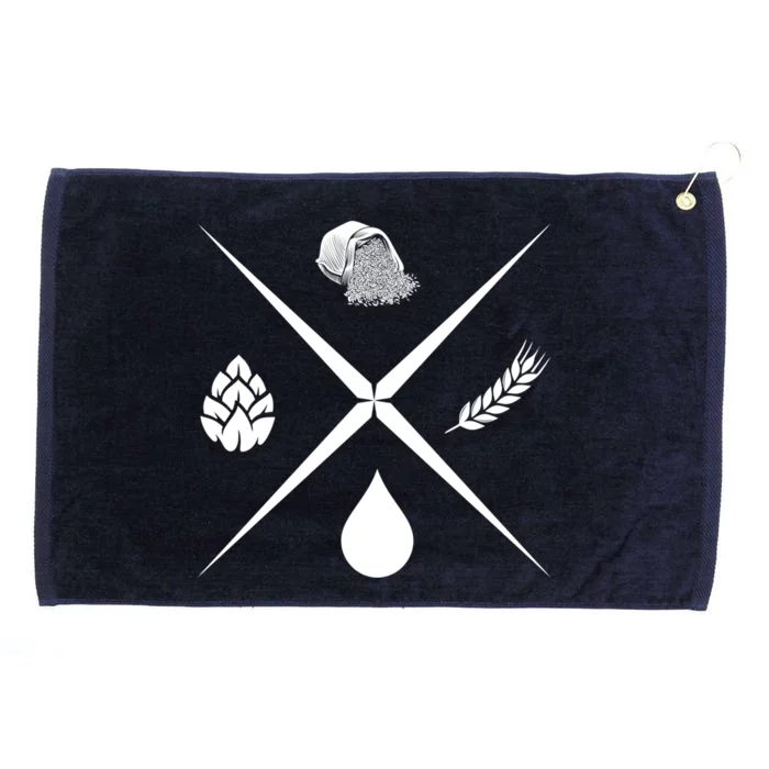 Funny Beer Brewer Homebrewer Craft Beer Ipa Beer Lover Cute Gift Grommeted Golf Towel