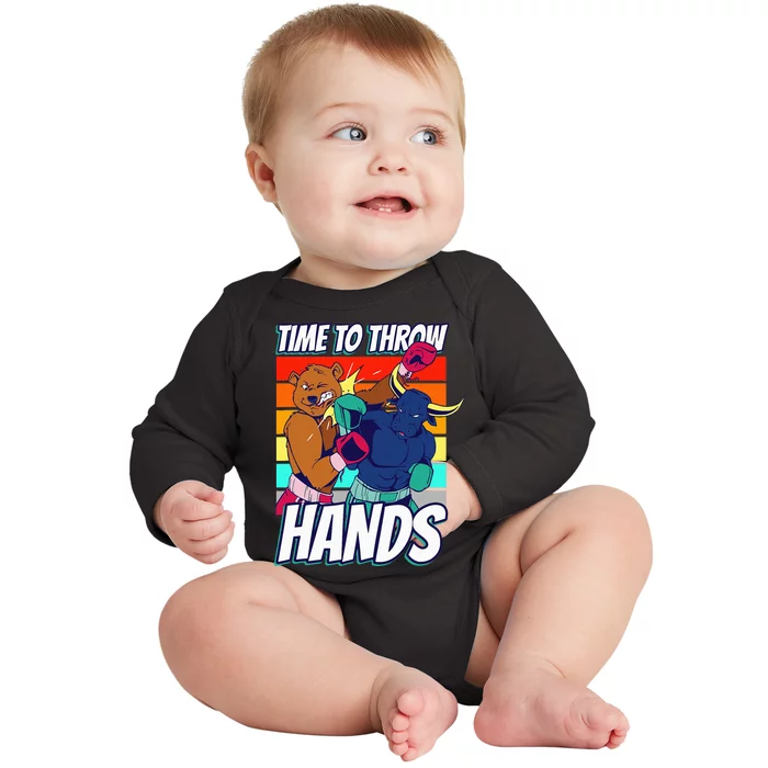 Fight boxing boxing fight boxing ring boxing Baby Long Sleeve Bodysuit