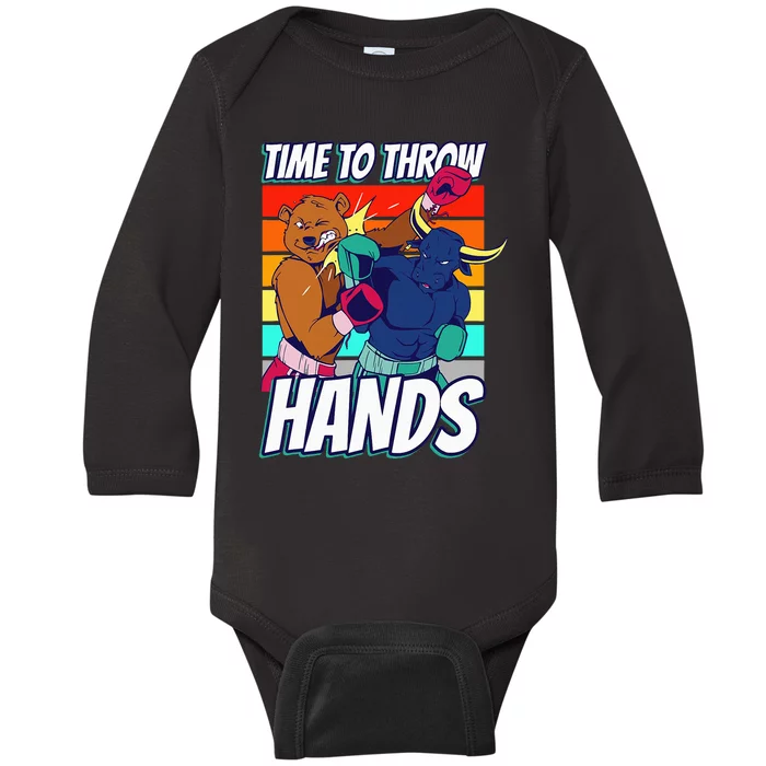 Fight boxing boxing fight boxing ring boxing Baby Long Sleeve Bodysuit